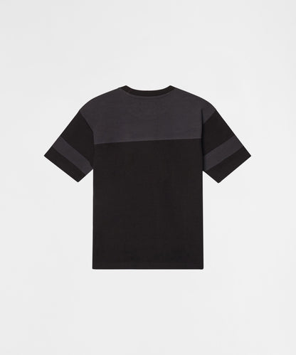 Reason Clothing Sale Kids Football Rhinestone Short Sleeve Tee - Black