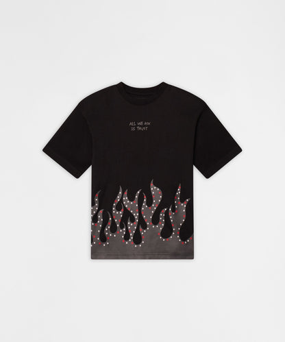 Reason Clothing Trusted Kids All We Ask Is Trust Short Sleeve Tee - Black