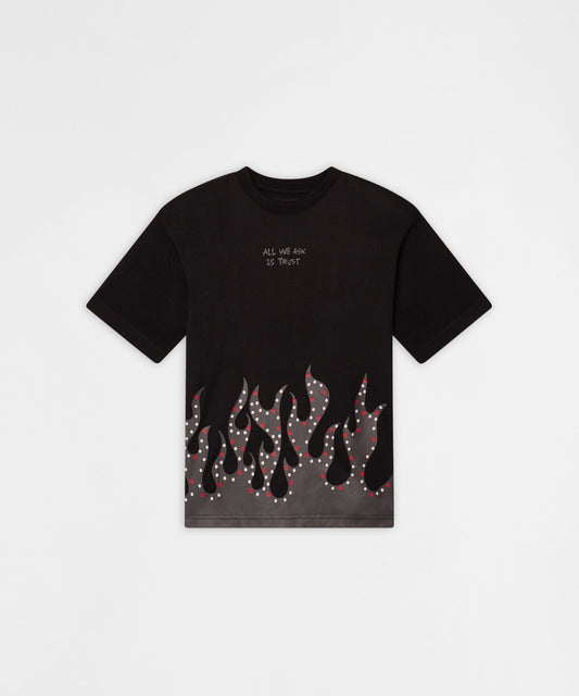 Reason Clothing Trusted Kids All We Ask Is Trust Short Sleeve Tee - Black