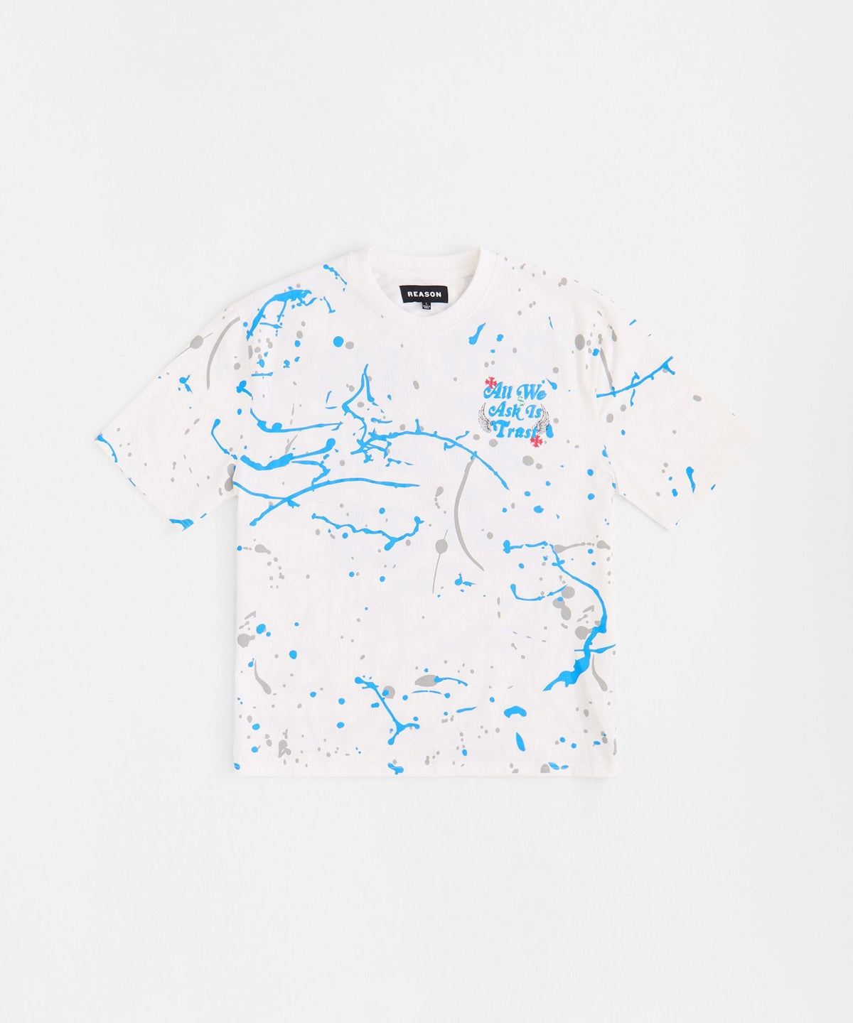 Reason Clothing Trending All We Trust Is Us Kids Short Sleeve Tee - White