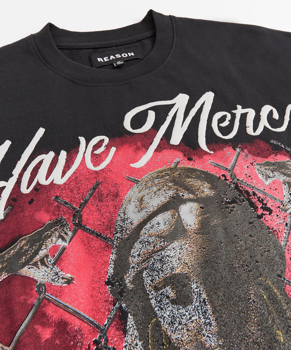 Reason Clothing Great Value Kids Have Mercy Gold Graphic Short Sleeve Tee - Black