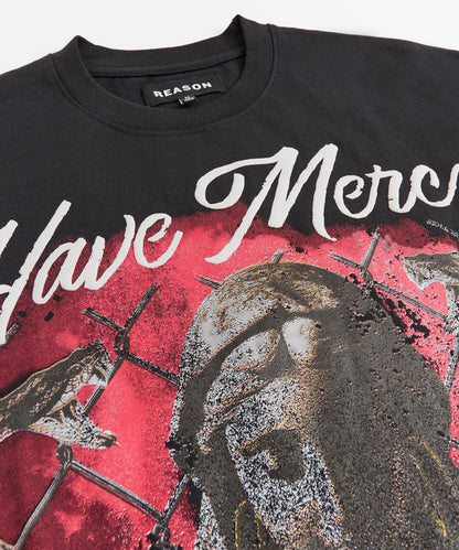 Reason Clothing Great Value Kids Have Mercy Gold Graphic Short Sleeve Tee - Black