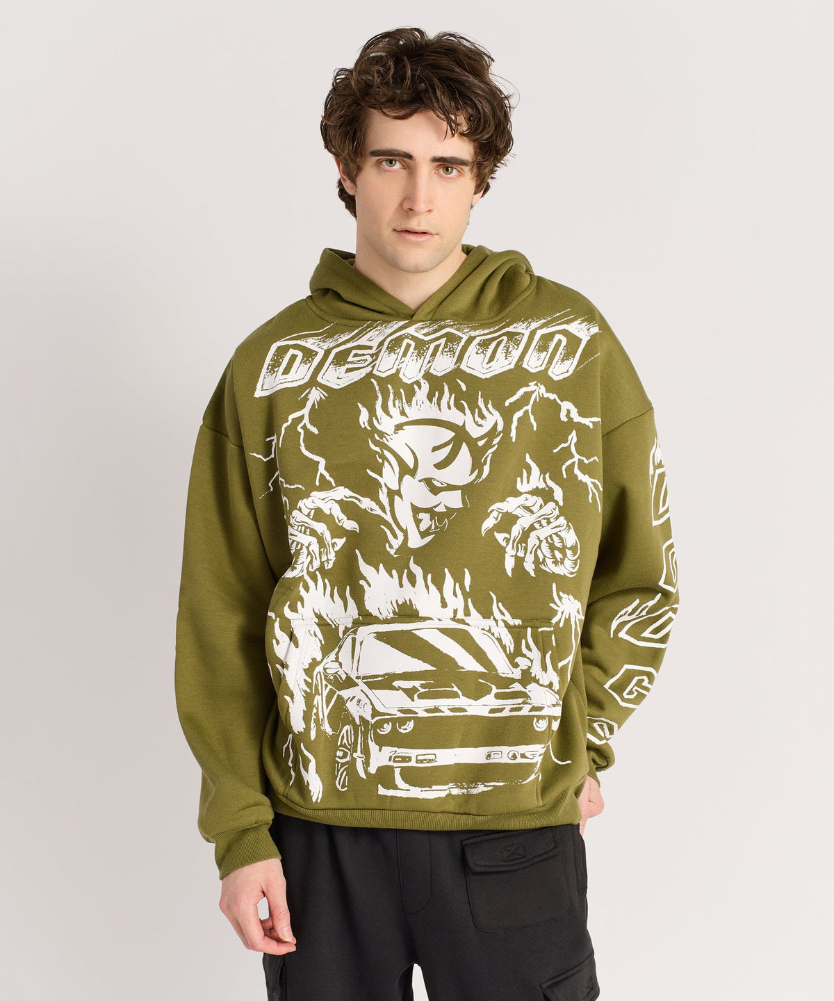 Reason Clothing Trusted Dodge Demon Oversized Hoodie