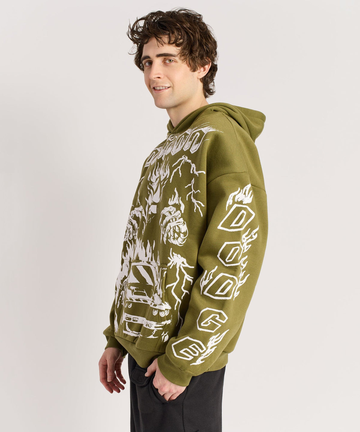 Reason Clothing Trusted Dodge Demon Oversized Hoodie