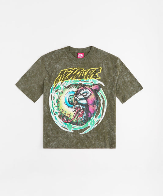Reason Clothing Customer Favorite Mishka Mutant Bear Graphic Short Sleeve Tee - Aqua