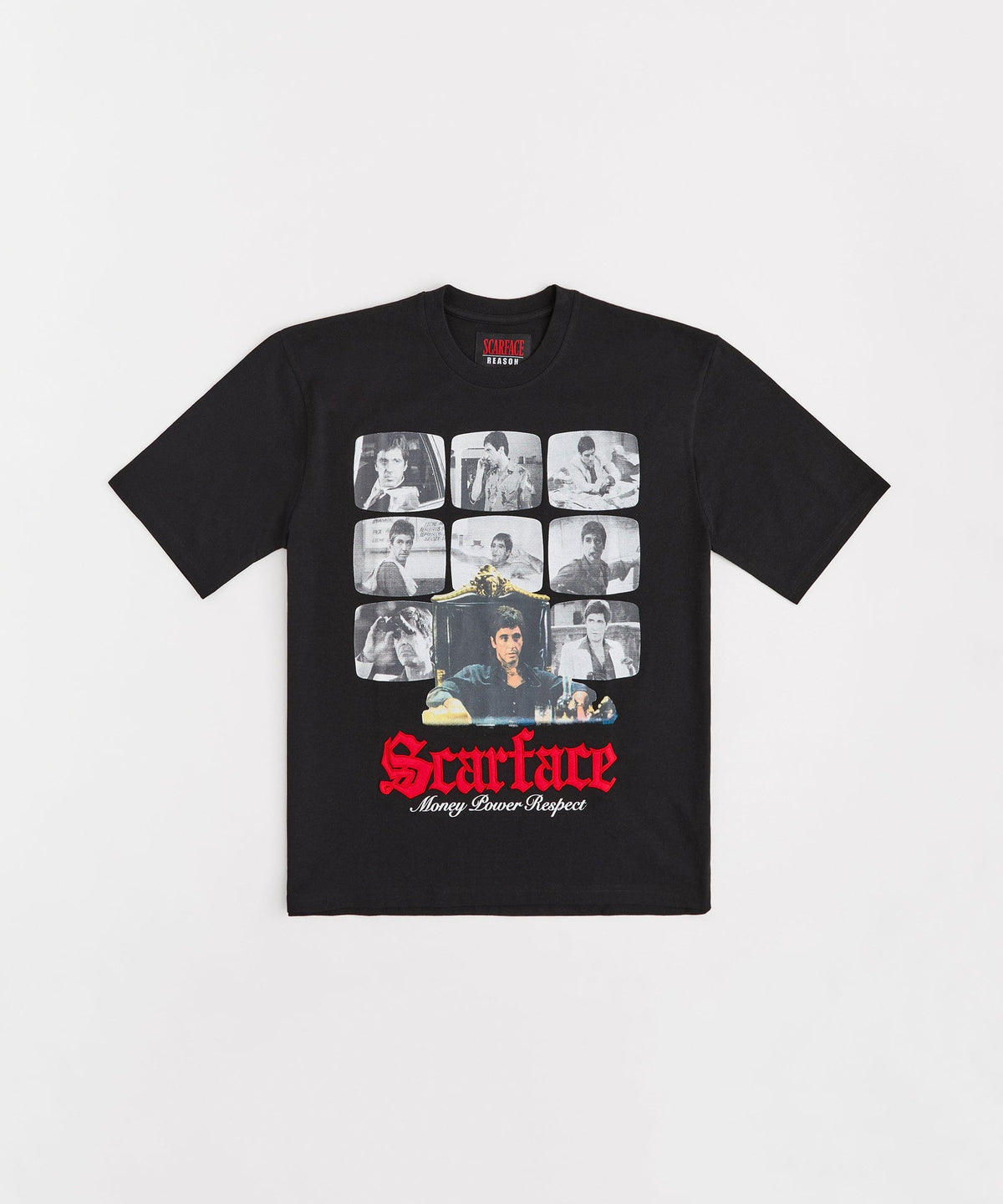 Reason Clothing Signature Scarface Tee Short Sleeve Tee - Black