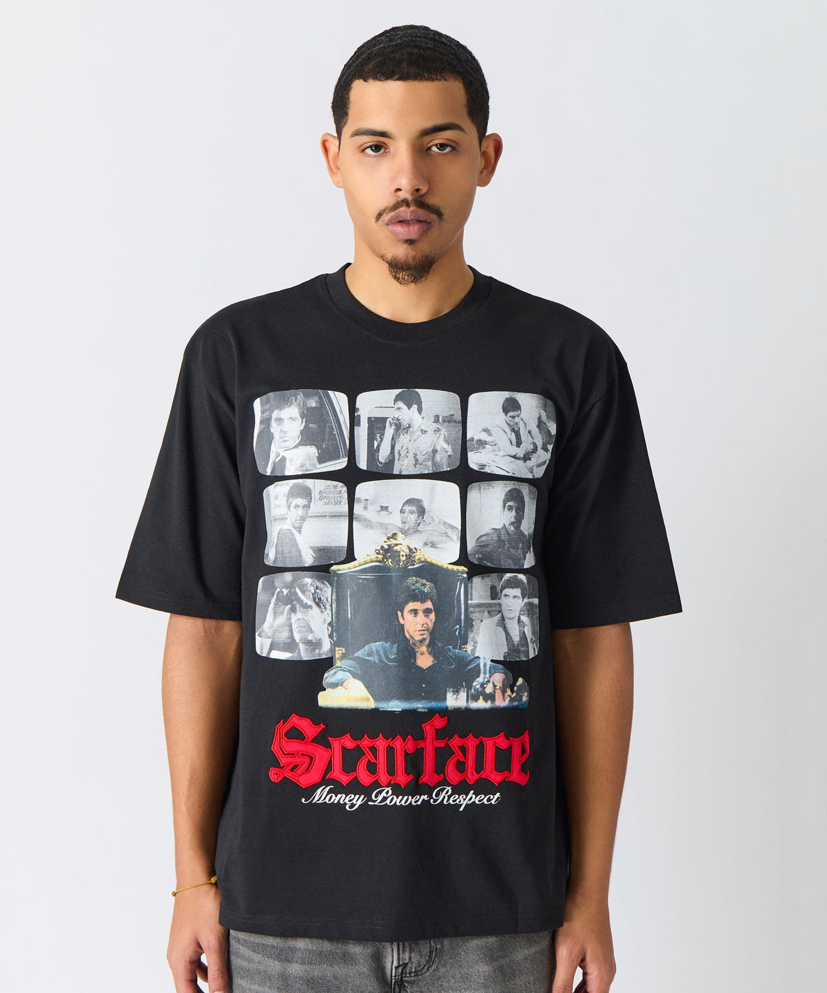 Reason Clothing Signature Scarface Tee Short Sleeve Tee - Black