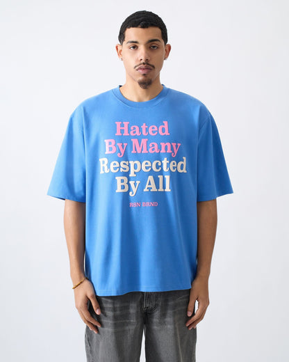 Reason Clothing New Hated & Respected Tee - Blue