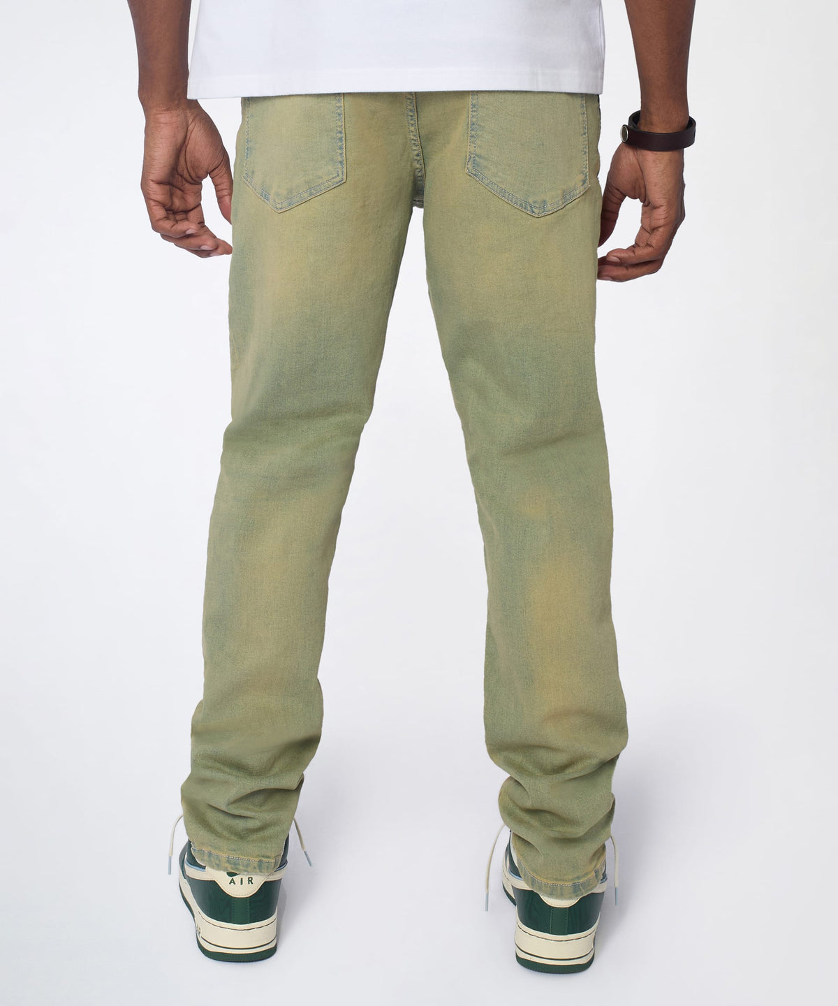 Reason Clothing Sale Essential Distressed Skinny Jeans - Vintage Blue