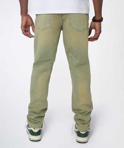 Reason Clothing Sale Essential Distressed Skinny Jeans - Vintage Blue