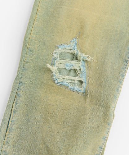 Reason Clothing Sale Essential Distressed Skinny Jeans - Vintage Blue