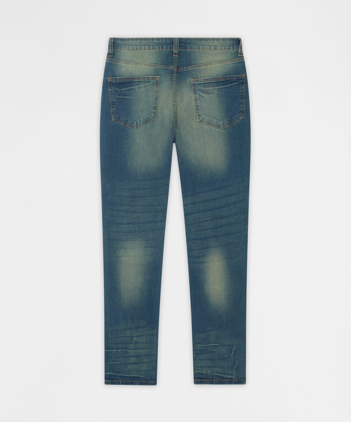 Reason Clothing Best Price Everyday Distressed Skinny Jeans - Vintage Blue