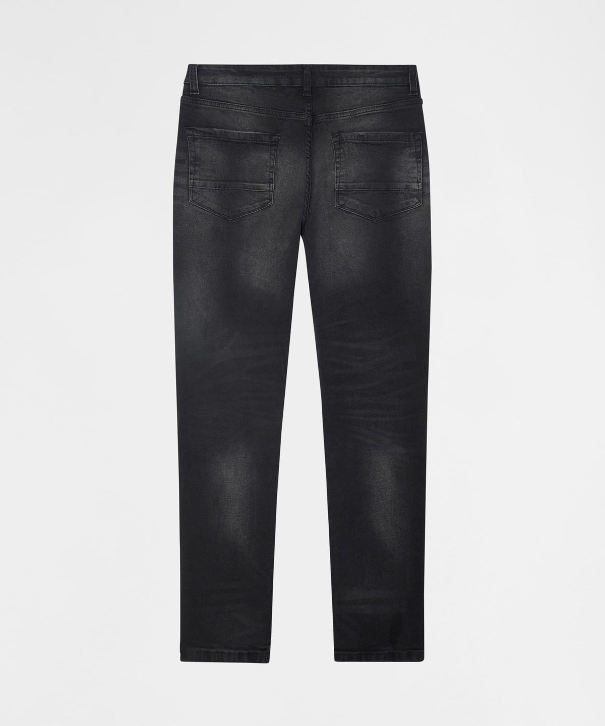 Reason Clothing Value Midnight Distressed Skinny Jeans - Black
