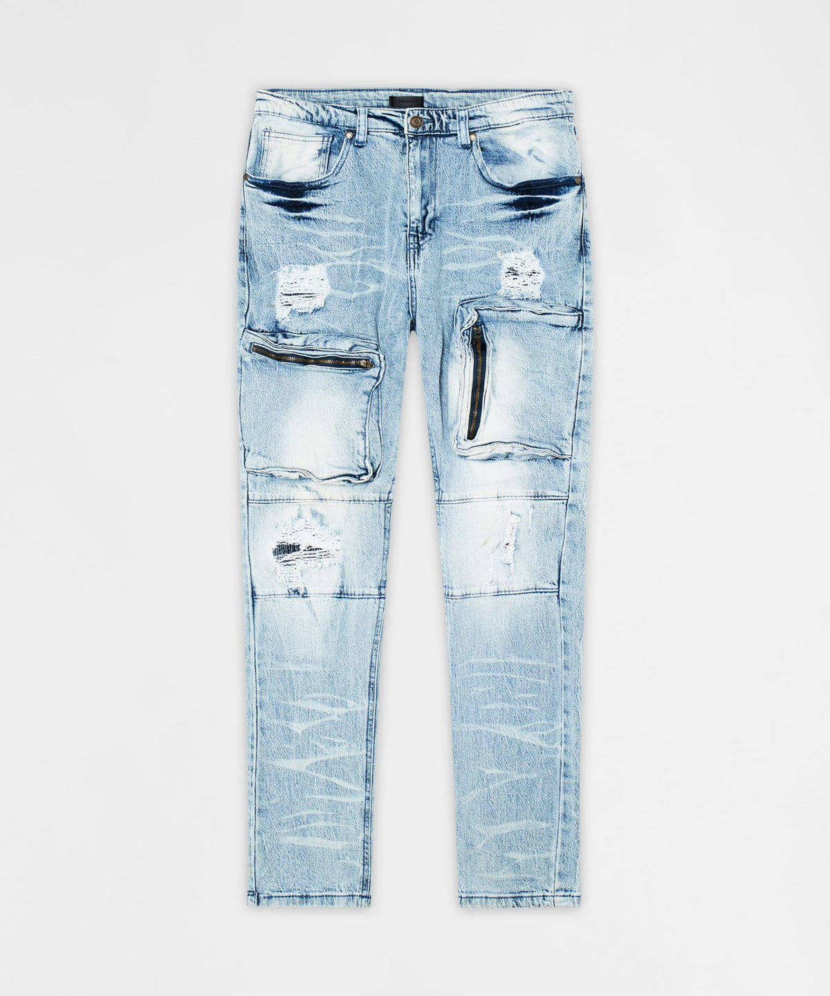 Reason Clothing Recommended Recon Distressed Skinny Cargo Pants