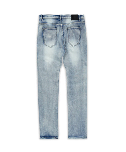 Reason Clothing Best Price Plus Size Pines Denim Jeans - Blue