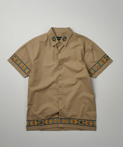 Reason Clothing New Santa Fe Embroidery Shirt