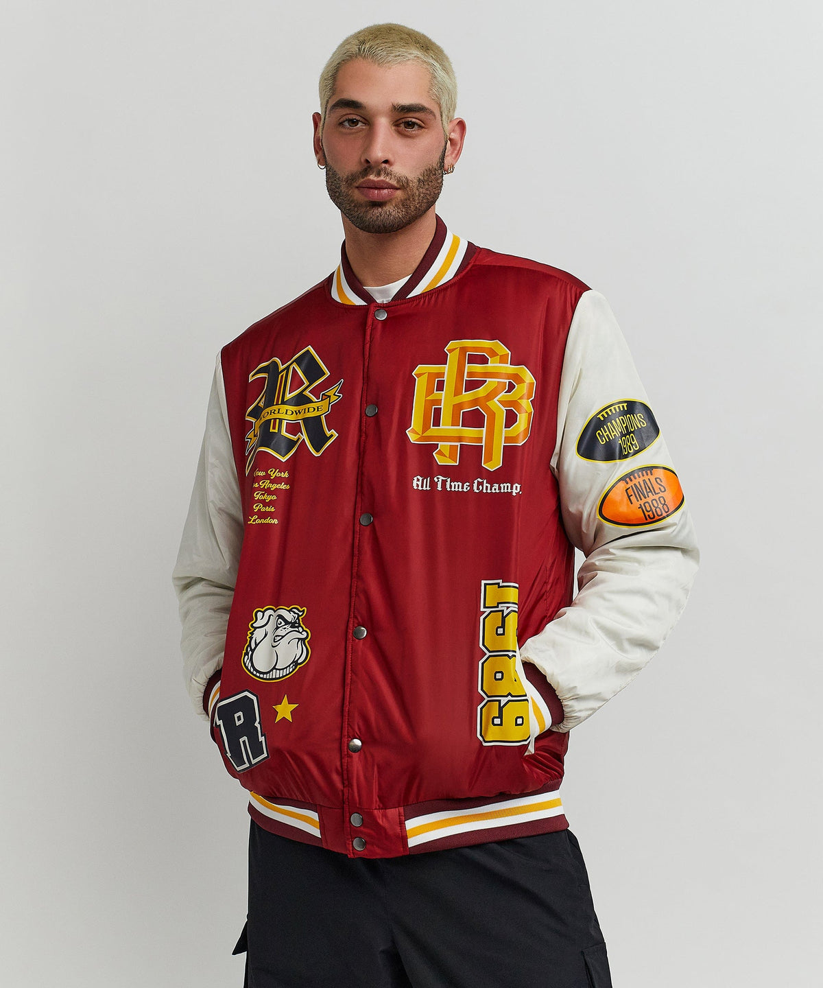 Reason Clothing Featured Champion Nylon Bomber