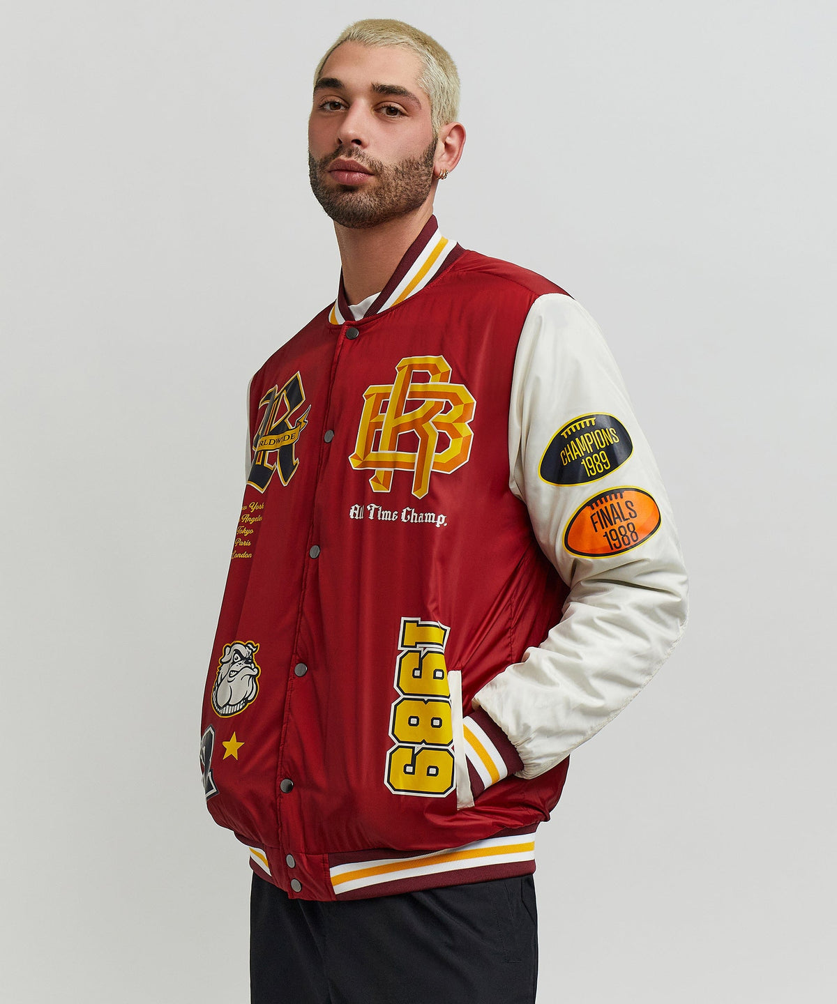 Reason Clothing Featured Champion Nylon Bomber