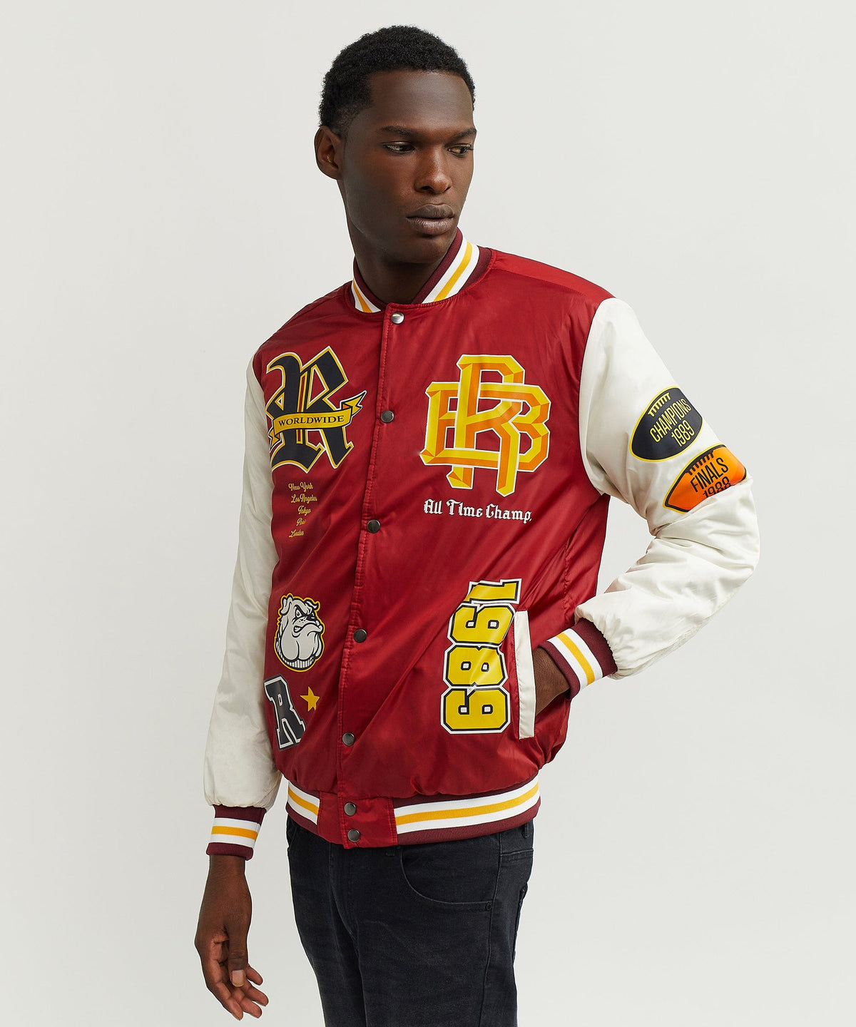 Reason Clothing Featured Champion Nylon Bomber