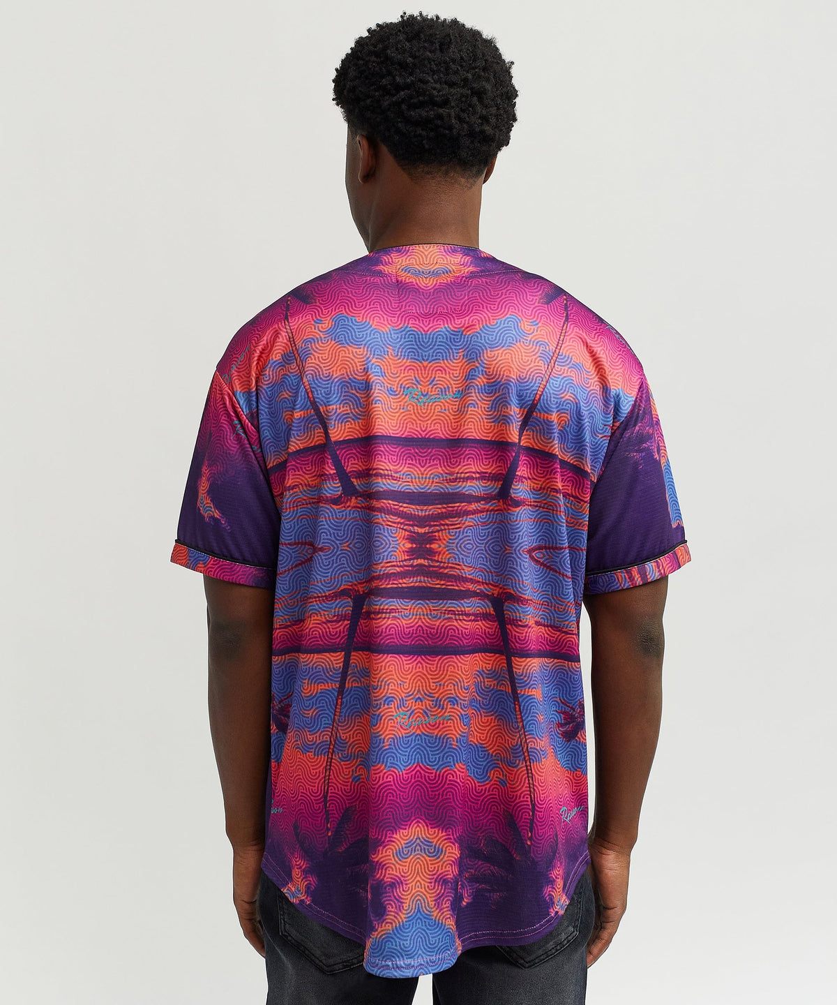 Reason Clothing Trending Sunsets & Sol-mates Baseball Jersey
