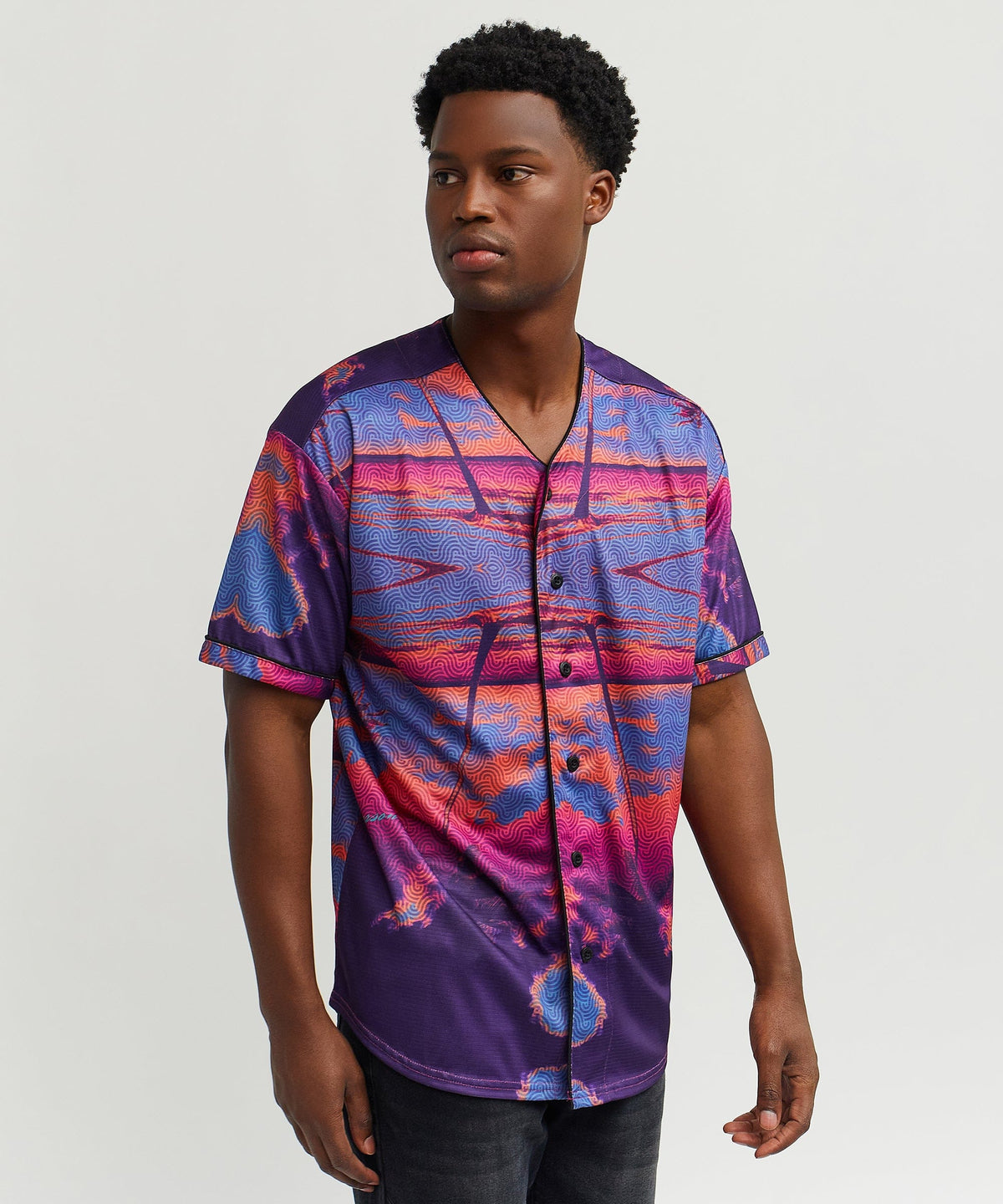 Reason Clothing Trending Sunsets & Sol-mates Baseball Jersey