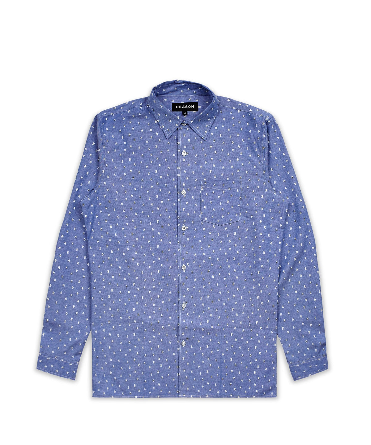 Reason Clothing Best Price Reason Long Sleeve Oxford Shirt