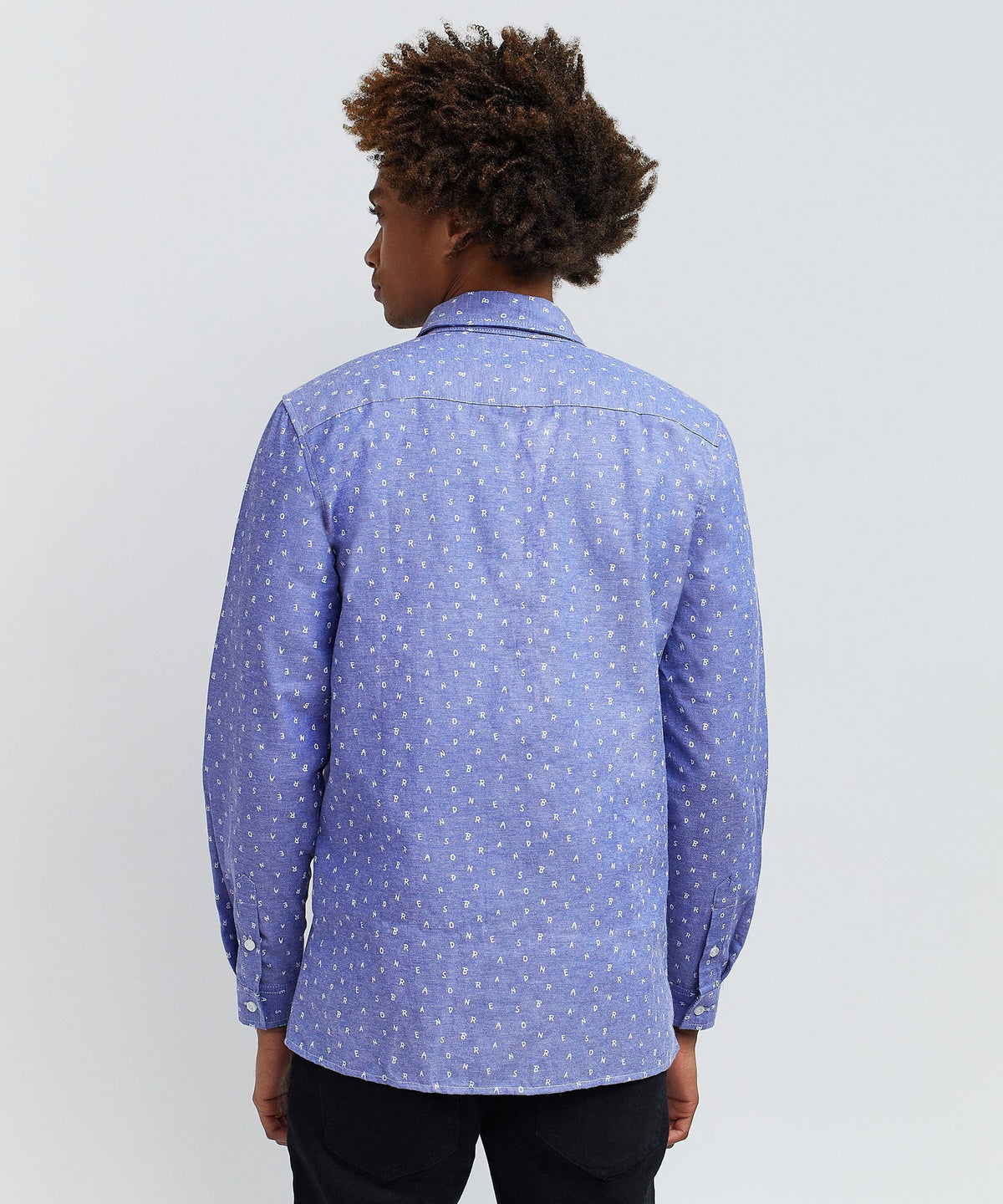 Reason Clothing Best Price Reason Long Sleeve Oxford Shirt