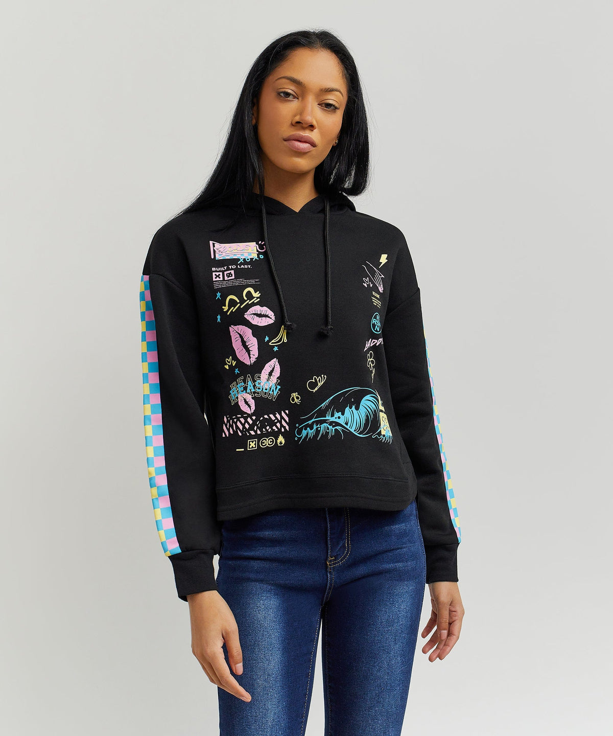 Reason Clothing Classic Womens Baddie Hoodie