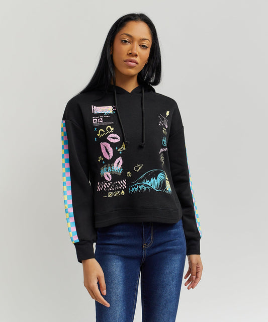 Reason Clothing Classic Womens Baddie Hoodie