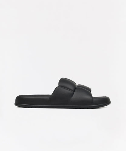Reason Clothing Best Price Weave Padded Slides - Black