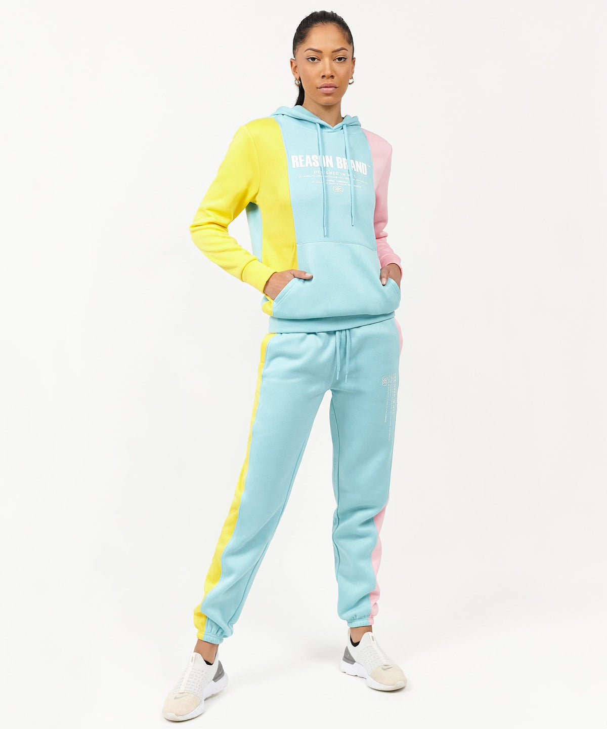 Reason Clothing Best Seller Womens Blocked Joggers