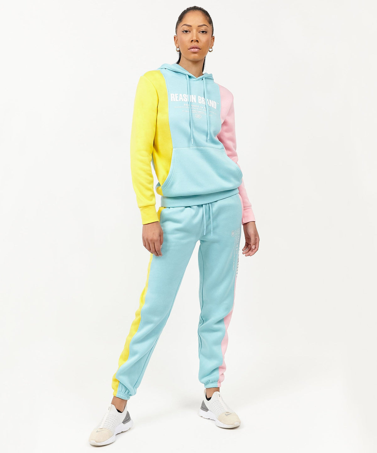 Reason Clothing Best Seller Womens Blocked Joggers