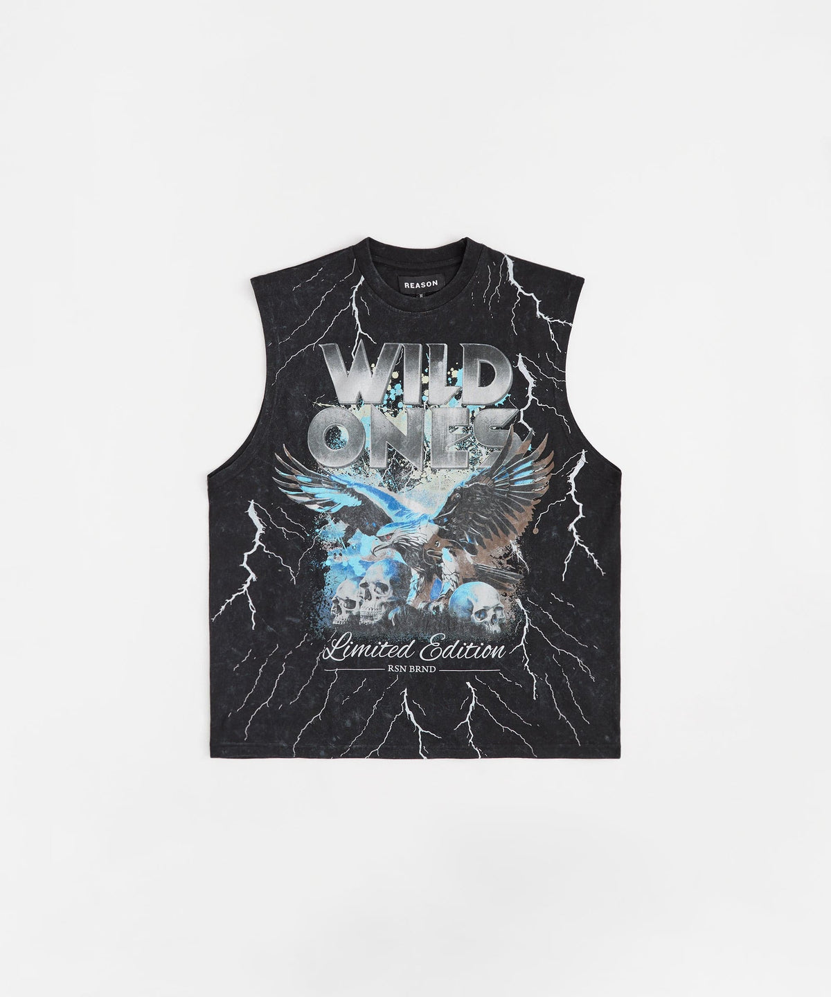 Reason Clothing Featured Kids Wild Ones Muscle Tee - Black