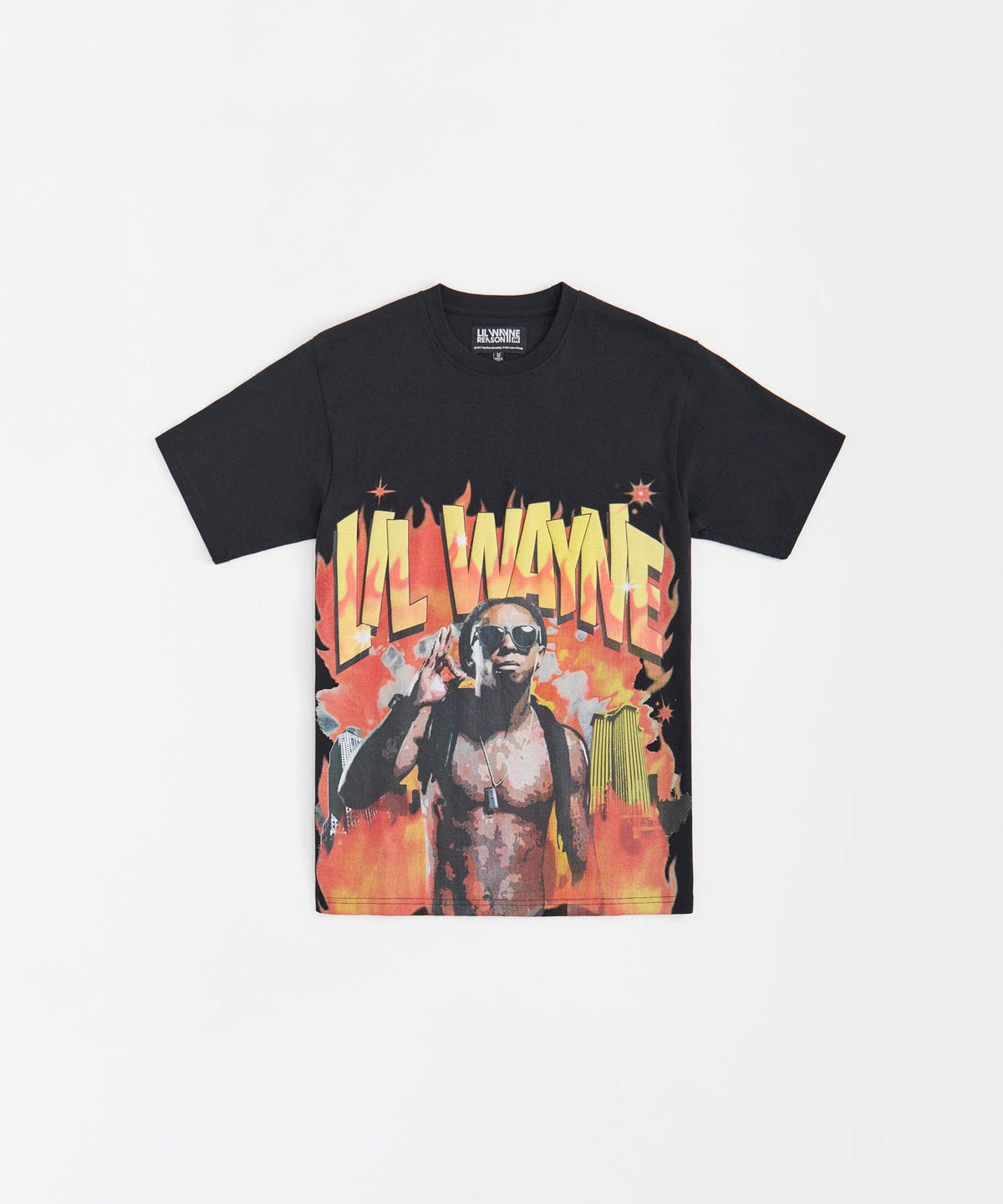 Reason Clothing Smart Buy Lil Wayne Fireman Tee - Black