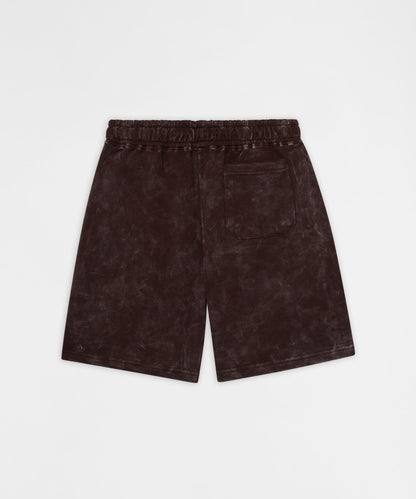 Reason Clothing Best Seller Blessed Graphic Shorts - Brown