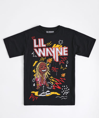 Reason Clothing Signature Lil Wayne Graphic Tee - Black