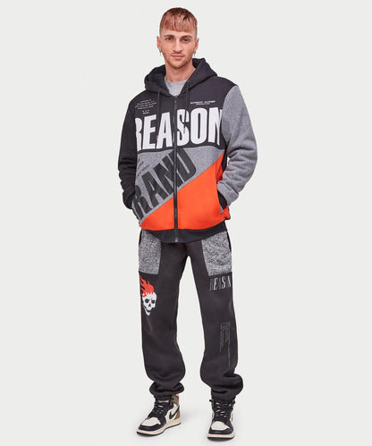 Reason Clothing Everyday Brad Zip Up Sherpa Hoodie