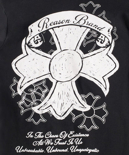 Reason Clothing Discount Rebellion ZIP Up Hoodie - Black