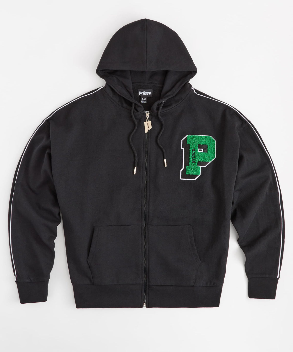 Reason Clothing Best Price Prince Sports Full Zip Hoodie - Black