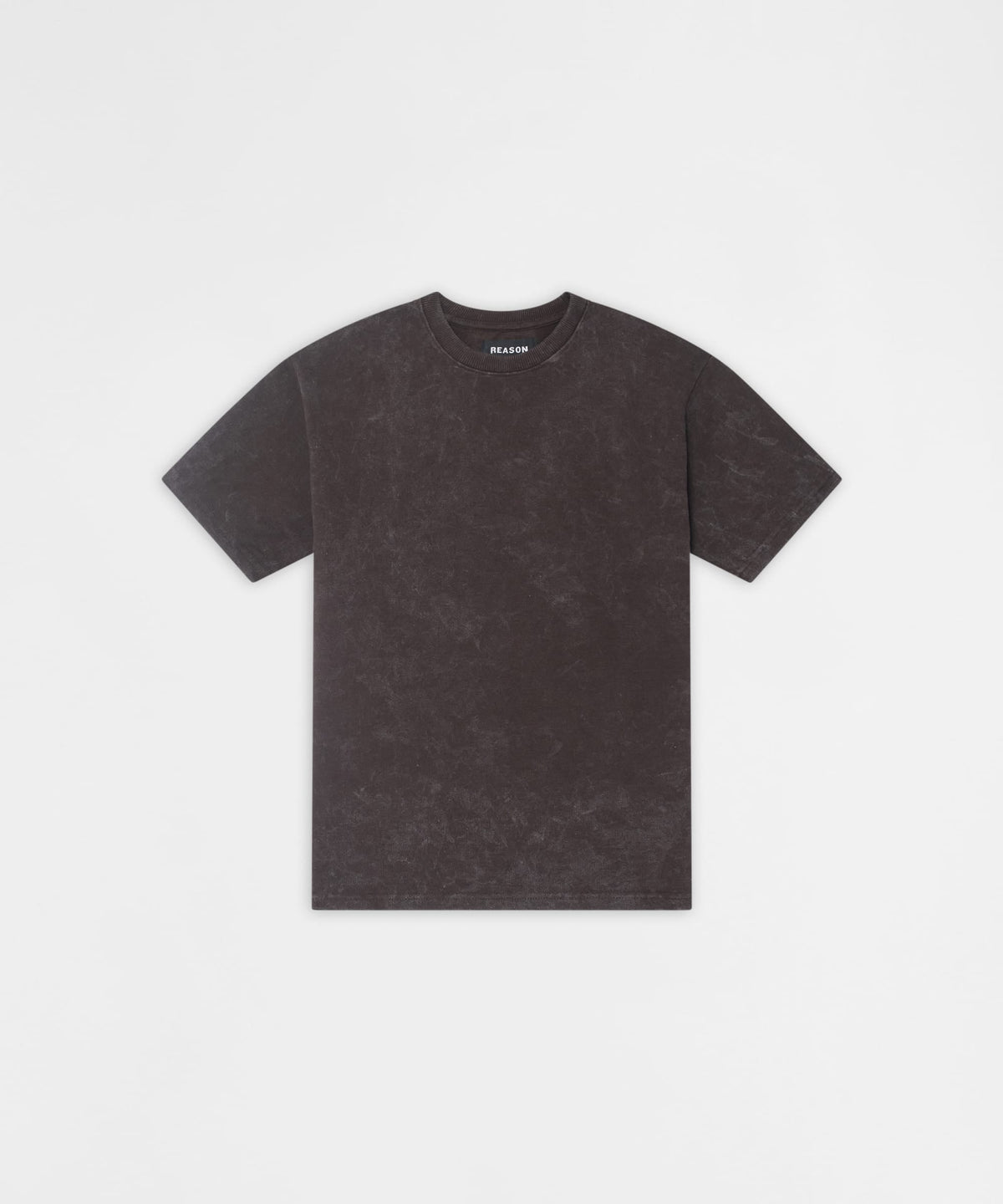 Reason Clothing Popular Washed Essentials Classic Short Sleeve Tee - Brown