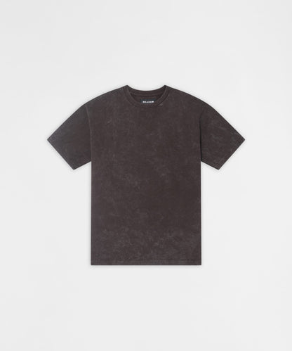 Reason Clothing Popular Washed Essentials Classic Short Sleeve Tee - Brown