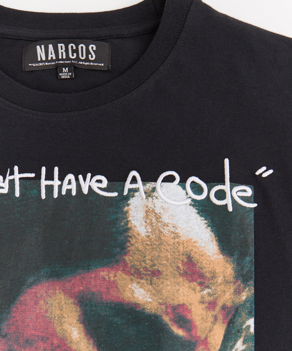 Reason Clothing Quality Narcos "A Man Must Have a Code" Tee - Black