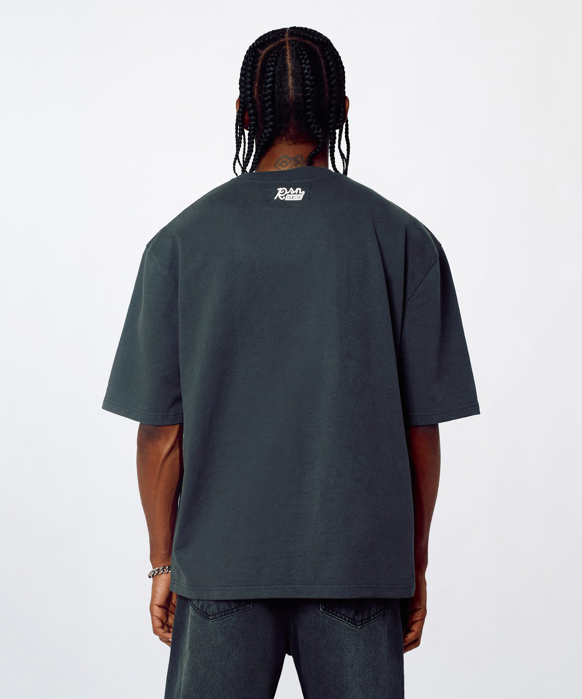 Reason Clothing Great Value Essential French Terry Short Sleeve Tee - Black