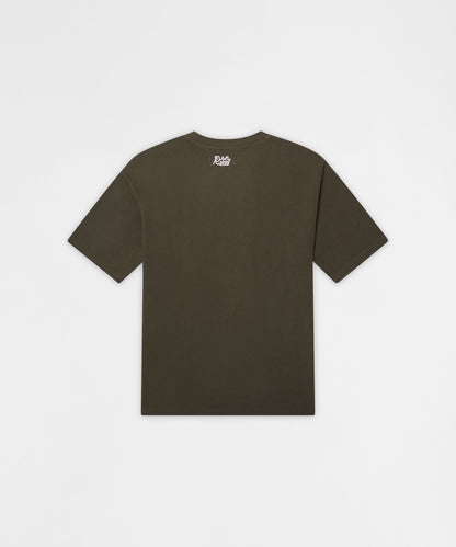 Reason Clothing Exclusive Essential French Terry Short Sleeve Tee - Olive Green