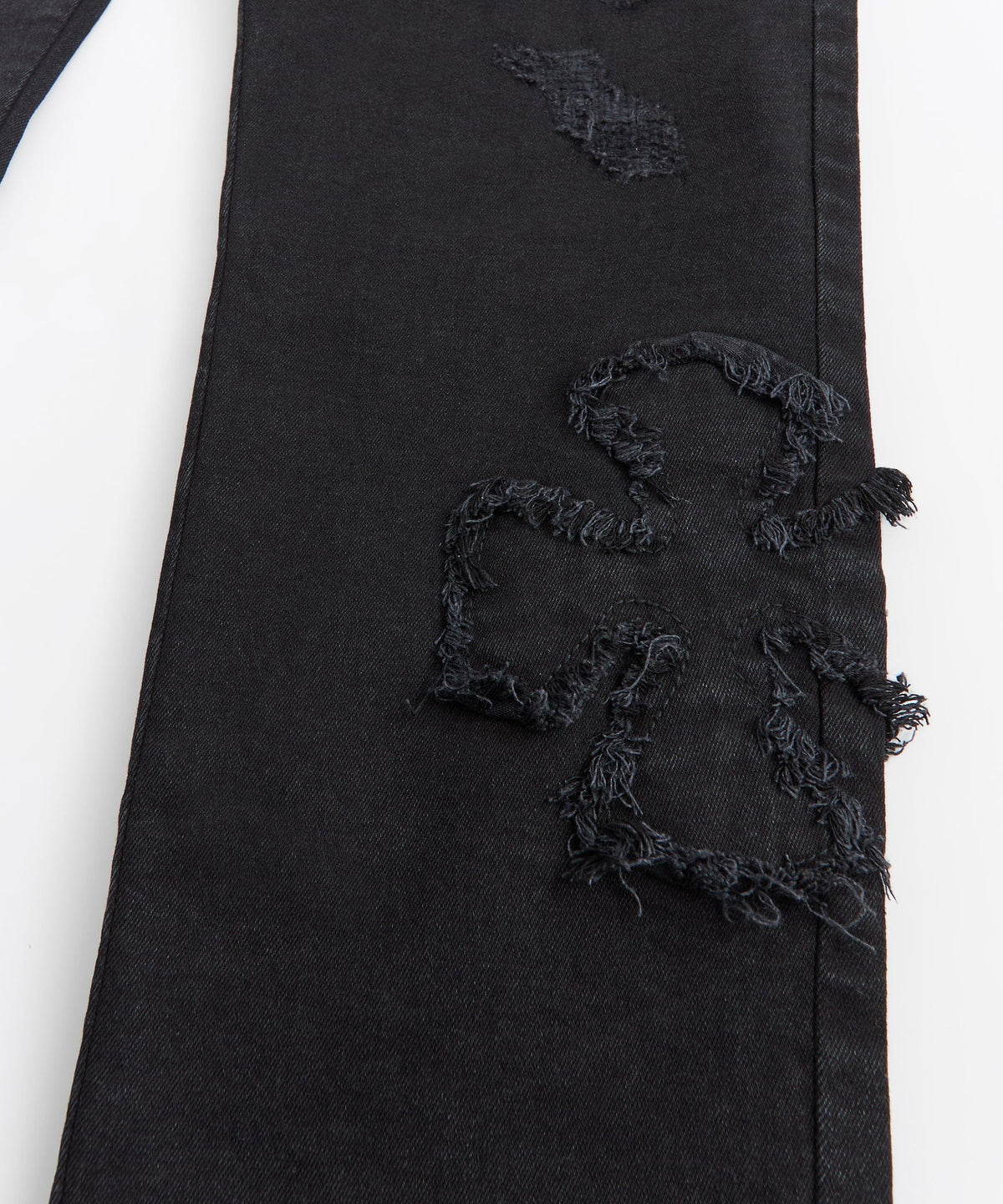 Reason Clothing Classic Chaos Distressed Skinny Jeans - Black