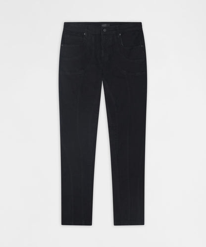 Reason Clothing Featured Classic Panel Skiny Jeans - Black