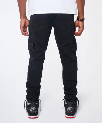 Reason Clothing Everyday Classic Cargo Pants - Black