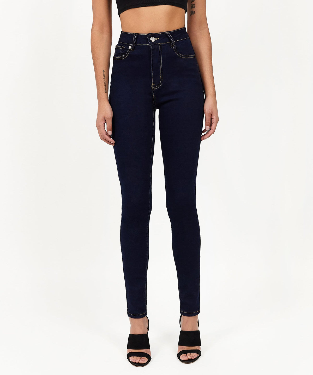 Reason Clothing Recommended Womens Charlotte High Waist Slim Jeans