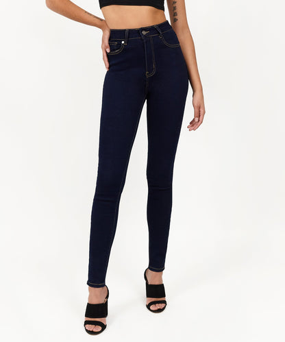 Reason Clothing Recommended Womens Charlotte High Waist Slim Jeans
