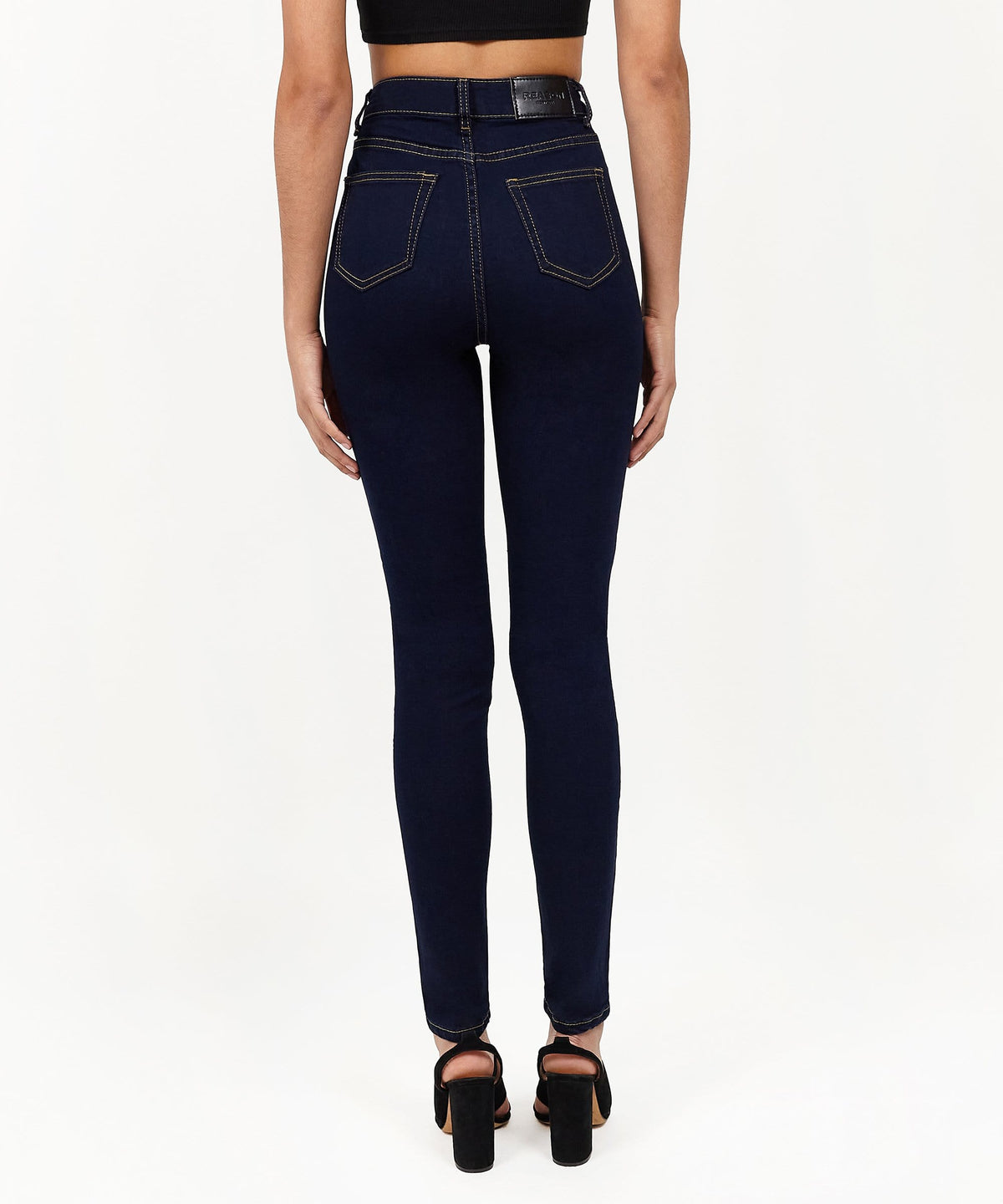 Reason Clothing Recommended Womens Charlotte High Waist Slim Jeans